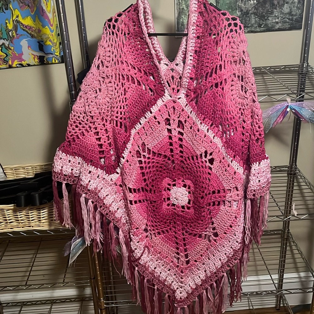 Poncho crochet